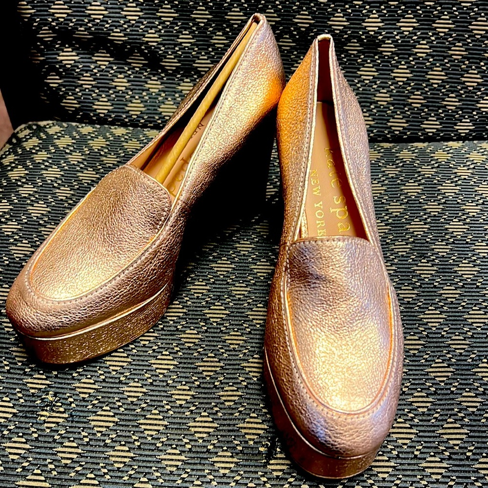 Kate spade disco metallic shoes size 7 new
